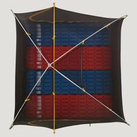 4-місний намет Sierra Designs Meteor 4: двошаровий, Кількість місць: 4, Колір: Olive/Desert, зображення 8