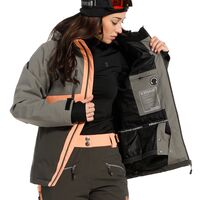 Лижна куртка жіноча Rehall Ricky  (1027/Gunmetal), Колір виробника: 1027/Gunmetal, Розмір: XS, зображення 10