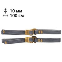 Ремені стяжні Sea to Summit Accessory Straps With Hook 10 мм, 100 см, Ширина: 10, Довжина: 100, Колір: Grey/Gold