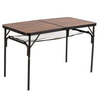 Розкладний стіл з поличкою Bo-Camp Greene - 120x60x70 см