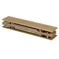 Розкладний стіл з бамбуковою стільницею Bo-Camp Morris - 65x50x65 см, зображення 3