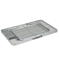 Розкладний стіл з поличкою Bo-Camp Premium - 100x60x70 см, Тип розміру: 100x60x70 см, Колір: Grey, зображення 3