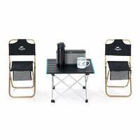 Розкладний стіл Naturehike NH19Z008-Z - L (Rock Black) 68х46х40,5 см, Тип розміру: L, Колір: Rock Black, зображення 2