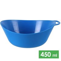 Туристична миска Lifeventure Ellipse (Blue) на 450 мл, харчовий пластик, Об'єм: 450, Колір виробника: Blue