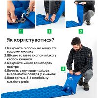 Мішок-насос Naturehike NH19Q033-D (Blue), Колір: Blue, зображення 5