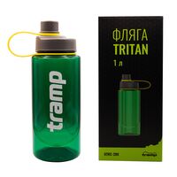 Спортивна пляшка для води з поїлкою та ситечком Tramp UTRC-288 (Green) на 1000 мл, тритан, Об'єм: 1000, Колір виробника: Green, зображення 12