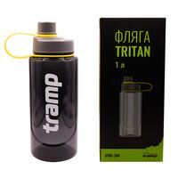 Спортивна пляшка для води з поїлкою та ситечком Tramp UTRC-288 (Grey) на 1000 мл, тритан, Об'єм: 1000, Колір виробника: Grey, зображення 12