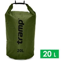 Гермомішок Tramp UTRA-113 PVC Diamond Rip-Stop (Olive), 20 л, Об'єм: 20, Колір виробника: Olive