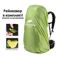 Туристичний рюкзак Naturehike NH16Y020-Q Trekking 55 (Army Green), Об'єм: 55+5, Колір виробника: Army Green, зображення 9