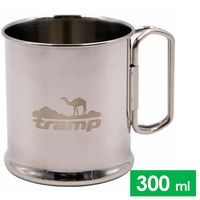 Туристична кружка зі складною ручкою Tramp UTRC-011 на 300 мл, нержавіюча сталь
