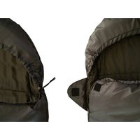 Демісезонний кемпінговий спальник-ковдра Tramp Shypit 200 Wide до 5&deg;C: з капюшоном, Максимальний зріст користувача: 195, Колір: Olive, Сторона застібки: права, зображення 6
