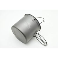 Туристичний казанок для вогнища Toaks POT-1100 на 1,1 л, титан, Об'єм: 1,1, Діаметр: 11,4 см, зображення 3