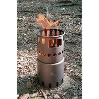 Туристична міні-піч на дровах Toaks Titanium Backpacking Wood Burning Stove, Тип розміру: Ø10,5×20,5, зображення 4