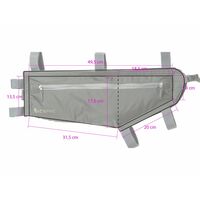Сумка в середину рами Acepac Zip Frame Bag (Blue), L, Колір виробника: Blue, Розмір: L, зображення 2