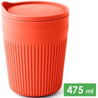 Туристичний термостакан з кришкою Sea to Summit Passage (Spicy Orange) на 475 мл, харчовий пластик, Об'єм: 475, Колір: Spicy Orange