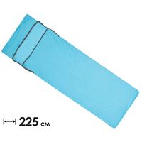 Вкладиш в спальник Sea to Summit Breeze (Blue Atoll/Beluga), Rectangular, Тип розміру: Rectangular, Колір: Blue Atoll/Beluga