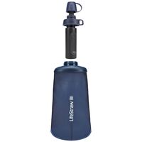 М'яка пляшка з фільтром для води LifeStraw Peak Squeeze (Mountain Blue) на 1 л, Об'єм резервуару: 1000, Колір резервуару: Mountain Blue, зображення 3