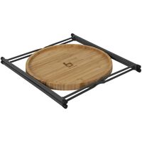 Розкладний столик з бамбуковою стільницею Bo-Camp Carnaby M - 32x32x36 см, зображення 6