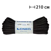 Шнурки круглі LOWA Trekking (Black-Black), 210 см, Довжина: 210 см, Колір виробника: Black-Black
