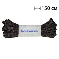 Шнурки круглі LOWA ATC Mid (Black-Grey Dotted), 150 см, Довжина: 150 см, Колір виробника: Black-Grey Dotted