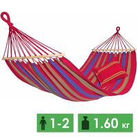 Кемпінговий гамак з планкою Amazonas Aruba (Cayenne) (БЕЗ кріплень), Колір виробника: Cayenne
