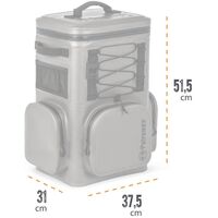 Терморюкзак Petromax Refrigerated Backpack, 17 л, Об'єм: 17, Колір: Grey, зображення 5
