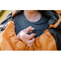 Демісезонний туристичний спальник Tramp Windy Light (Yellow) до 5&deg;C: з капюшоном, Максимальний зріст користувача: 195, Колір: Yellow/Grey, Сторона застібки: ліва, зображення 24