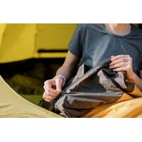 Демісезонний туристичний спальник Tramp Windy Light (Yellow) до 5&deg;C: з капюшоном, Максимальний зріст користувача: 195, Колір: Yellow/Grey, Сторона застібки: ліва, зображення 16