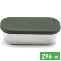 Туристичний герметичний контейнер для їжі Klean Kanteen Rise - Snack (Sea Spray) на 296 мл, нержавіюча сталь, Об'єм: 296, Колір: Sea Spray