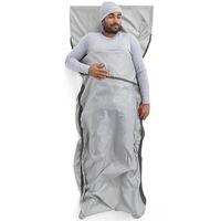 Вкладиш в спальник Sea to Summit Silk Blend Liner (Moonstruck Grey), Standard Mummy, Тип розміру: Standard Mummy, Колір: Moonstruck Grey, зображення 3