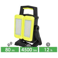 Професійний робочий світильник Mactronic DualBEAM 4500 lm з функцією павербанк, USB Type-C