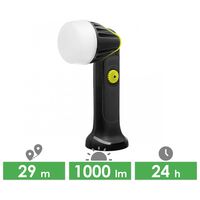 Кемпінговий ліхтар з функцією павербанк та магнітною основою Mactronic RoundBEAM: Micro USB