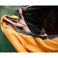 Літній кемпінговий спальник-ковдра Tramp Airy Light (Yellow) до 10&deg;C, Максимальний зріст користувача: 185, Колір: Yellow/Grey, Сторона застібки: ліва, зображення 31