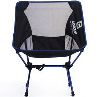 Розкладний стілець BaseCamp Compact (Black/Blue), Колір виробника: Black/Blue, зображення 2