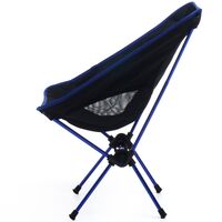 Розкладний стілець BaseCamp Compact (Black/Blue), Колір виробника: Black/Blue, зображення 3