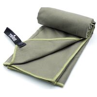 Швидкосохнучий рушник з мікрофібри з чохлом Tribe Pocket Towel - M (Army Green), 100x50 см, Тип розміру: M, Колір: Army Green, зображення 5