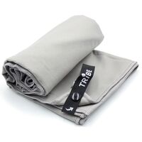 Швидкосохнучий рушник з мікрофібри з чохлом Tribe Pocket Towel - L (Grey), 120х60 см, Тип розміру: L, Колір: Grey, зображення 2