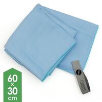 Компактний рушник з мікрофібри з чохлом Turbat Lagoon - S (Light Blue), 60х30 см, Тип розміру: S, Колір: Light Blue