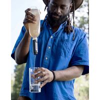 М'яка пляшка з фільтром для води LifeStraw Peak Squeeze (Dark Mountain Grey) на 1 л, Об'єм резервуару: 1000, Колір резервуару: Dark Mountain Grey, зображення 10