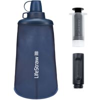 М'яка пляшка з фільтром для води LifeStraw Peak Squeeze (Mountain Blue) на 650 мл, Об'єм резервуару: 650, Колір резервуару: Mountain Blue, зображення 5