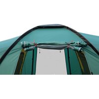 9-місний кемпінговий намет Tramp Brest 9 V2: на 3 спальні, Кількість місць: 9, Колір: Storm Green/Red, зображення 15