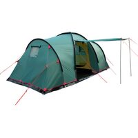 9-місний кемпінговий намет Tramp Brest 9 V2: на 3 спальні, Кількість місць: 9, Колір: Storm Green/Red, зображення 3