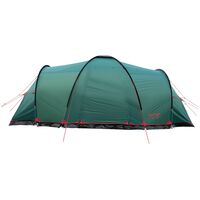 9-місний кемпінговий намет Tramp Brest 9 V2: на 3 спальні, Кількість місць: 9, Колір: Storm Green/Red, зображення 5