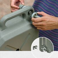 Пластикова каністра для води з краном Naturehike CNH22CJ018 (Green) на 20 л, Об'єм: 20, Колір виробника: Green, зображення 3