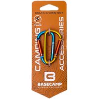 Набір карабінів BaseCamp Delta 6 Straight Set (Blue/Orange), 2 шт, Колір: Blue/Orange