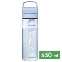 Пляшка з фільтром для води LifeStraw Go Filter Bottle (Icelandic Blue) на 650 мл, Об'єм резервуару: 650, Колір резервуару: Icelandic Blue