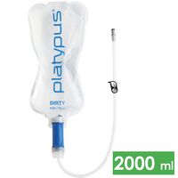 М'яка пляшка з фільтром для води та шлангом Platypus Quickdraw Filter System на 2 л, Об'єм резервуару: 2000