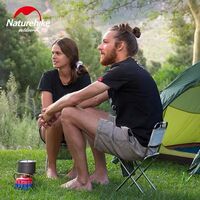 Компактний розкладний стілець на природу Naturehike NH18M001-Z (Khaki), Колір виробника: Khaki, зображення 9