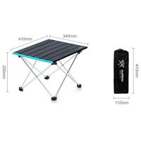 Розкладний стіл Naturehike NH19Z008-Z - S (Space Grey) - 41х34,5х29 см, Тип розміру: S, Колір: Space Grey, зображення 2