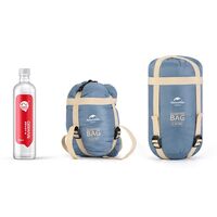 Літній кемпінговий спальник-ковдра Naturehike NH21MSD09 - LW180 XL (Grayish Brown) до 8&deg;C, Максимальний зріст користувача: 195, Колір: Grayish Brown, Сторона застібки: ліва, зображення 4